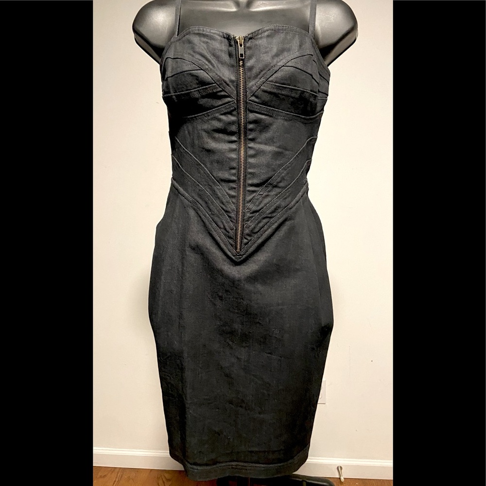 Sculpted Denim Dress by H&M Trend